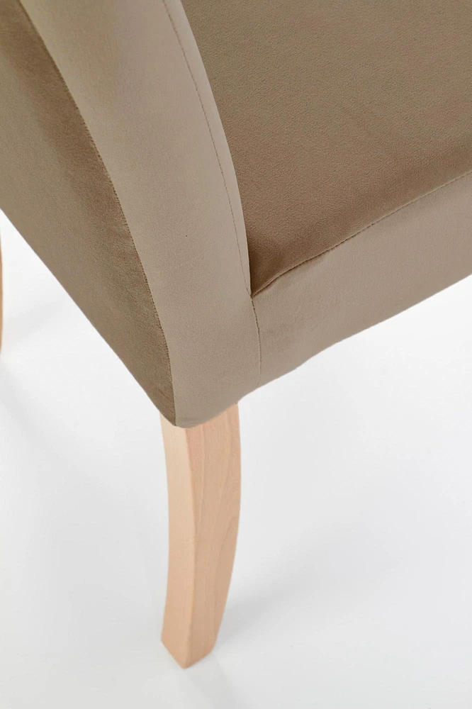 CLARION chair, color: honey oak / MONOLITH 09