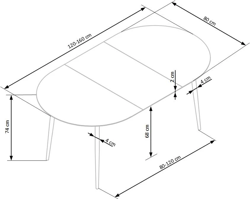 COLORADO ext. table
