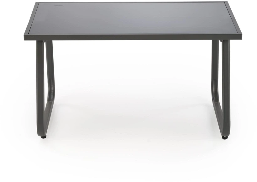 CONOR garden set (sofa + 2 chairs + coffee table), dark pilkas / light pilkas