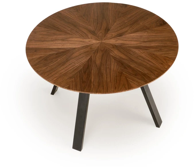 DANILO table walnut/juodas