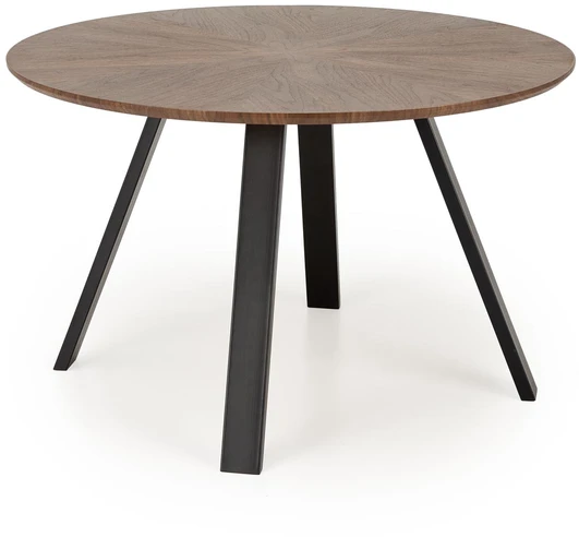 DANILO table walnut/juodas