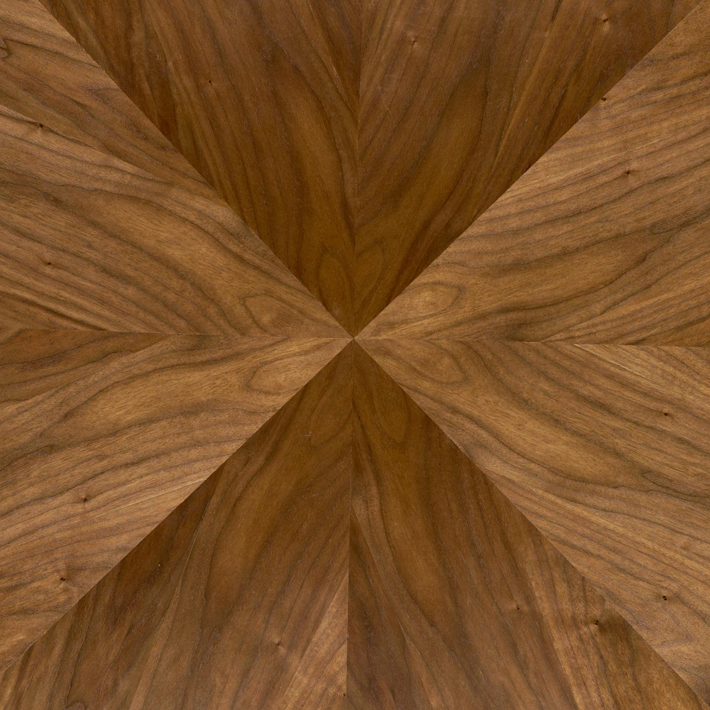 DANILO table walnut/juodas