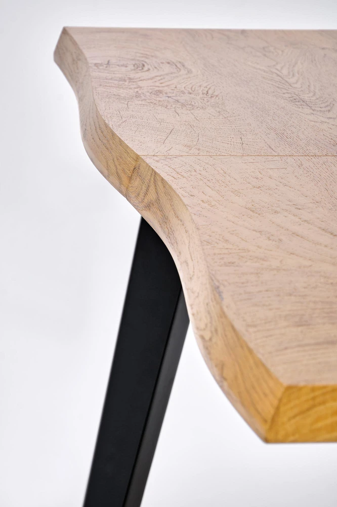 DICKSON 2 extension table 150-210, natural / juodas