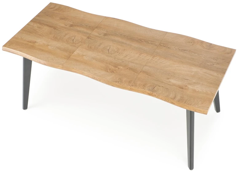 DICKSON 2 extension table 150-210, natural / juodas