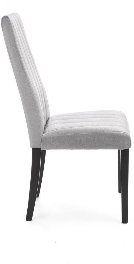 DIEGO 2 chair, color: quilted velvet Stripes - MONOLITH 85