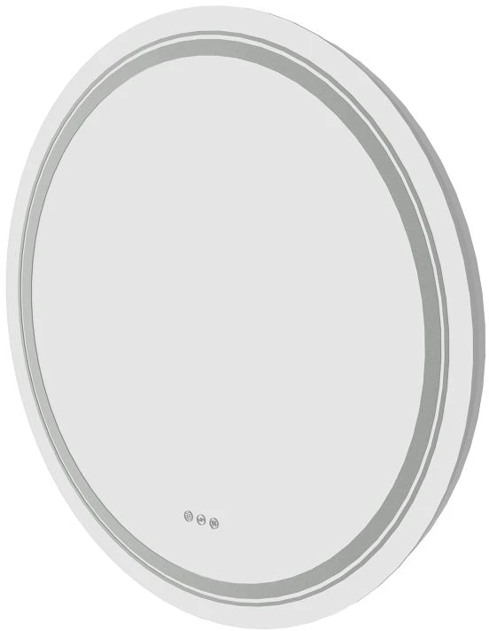 DOVER 80 bathroom wall mirror, sidabrinis