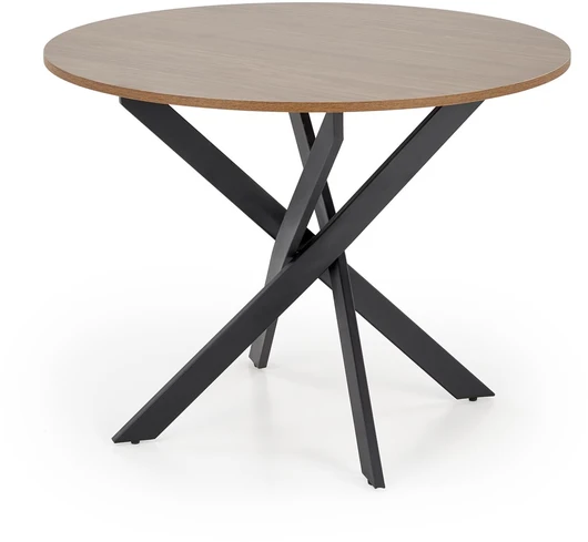 EDGAR table, top - walnut, legs - juodas