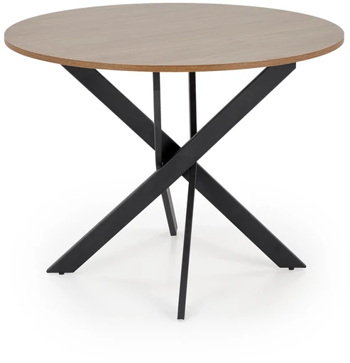EDGAR table, top - walnut, legs - juodas