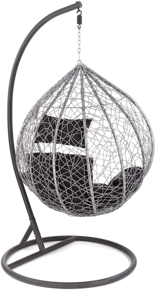 EGGY garden chair juodas / pilkas