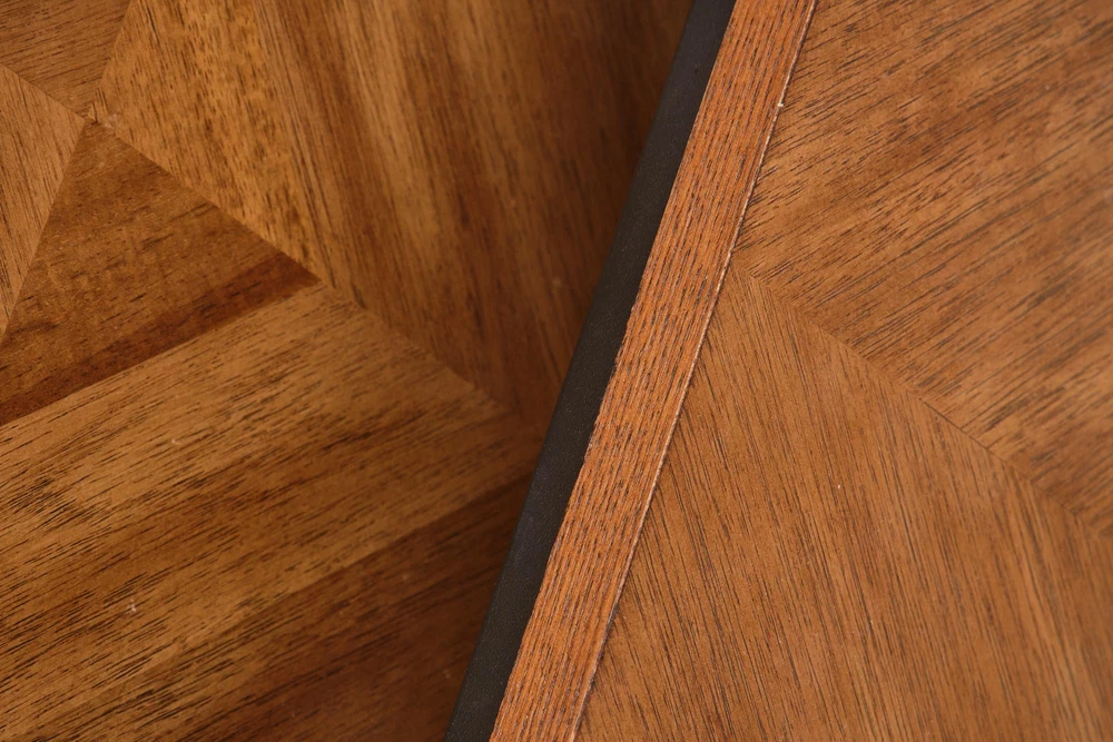 ELZA set of 2 coffee tables, walnut/juodas