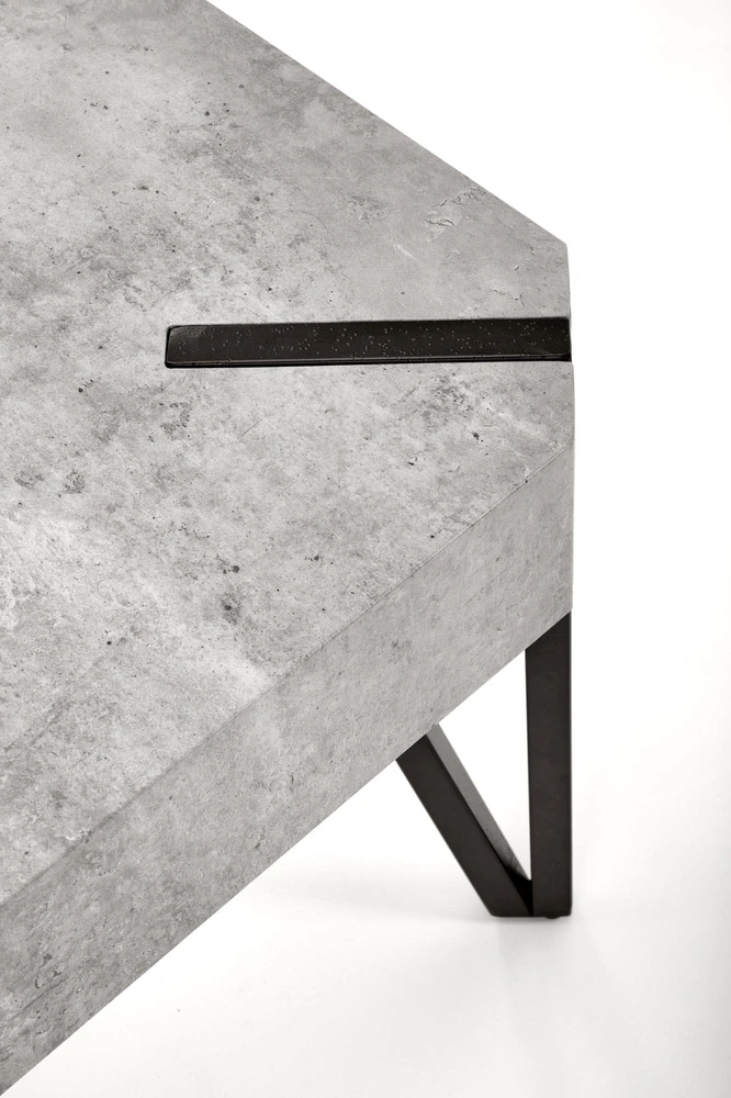 EMILY c.table, color: concrete / juodas