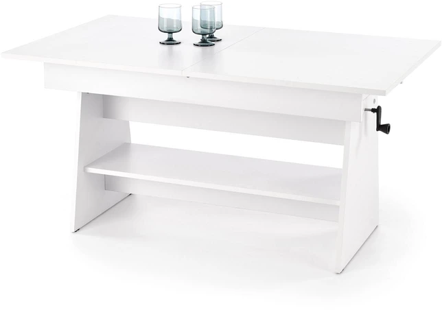 ERIKA lifting coffee table, color: baltas