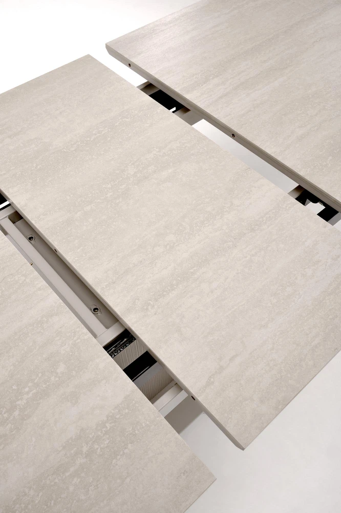 FALONE extension table, color: travertine / cashmere