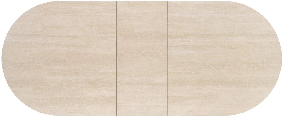 FALONE extension table, color: travertine / cashmere