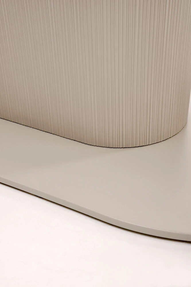 FALONE extension table, color: travertine / cashmere