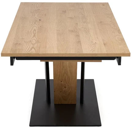 FANIS extension table, natural / juodas