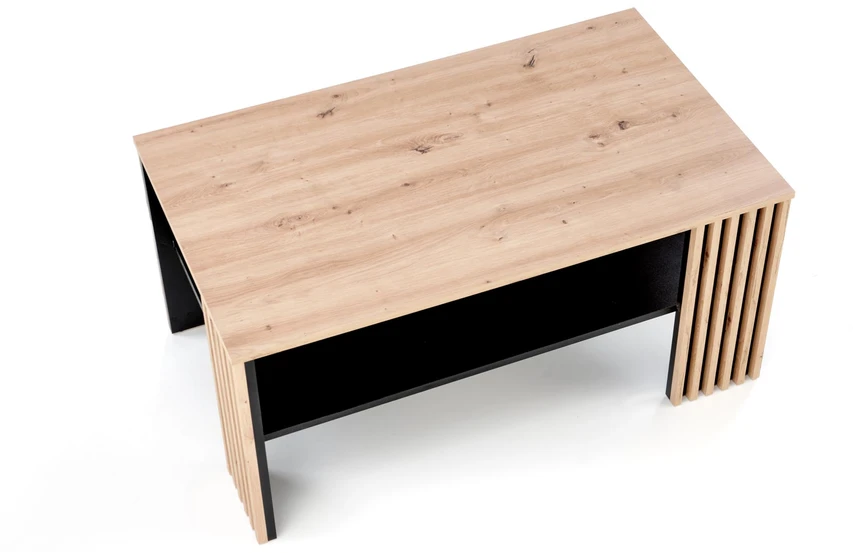FEMINA c.table, artisan oak / juodas