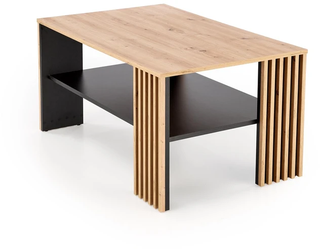 FEMINA c.table, artisan oak / juodas