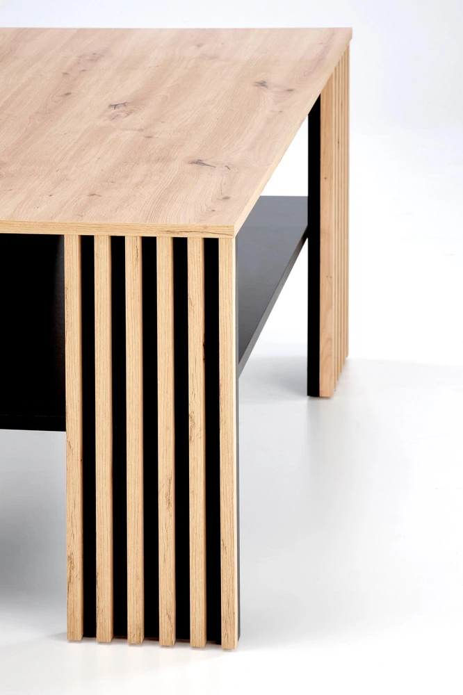 FEMINA c.table, artisan oak / juodas
