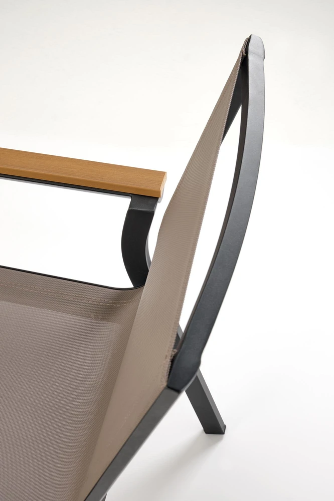 FIERRO chair, juodas/pilkas/ruda