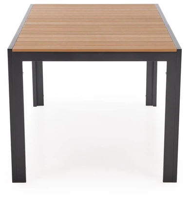 FIERRO rectangle table, ruda /juodas