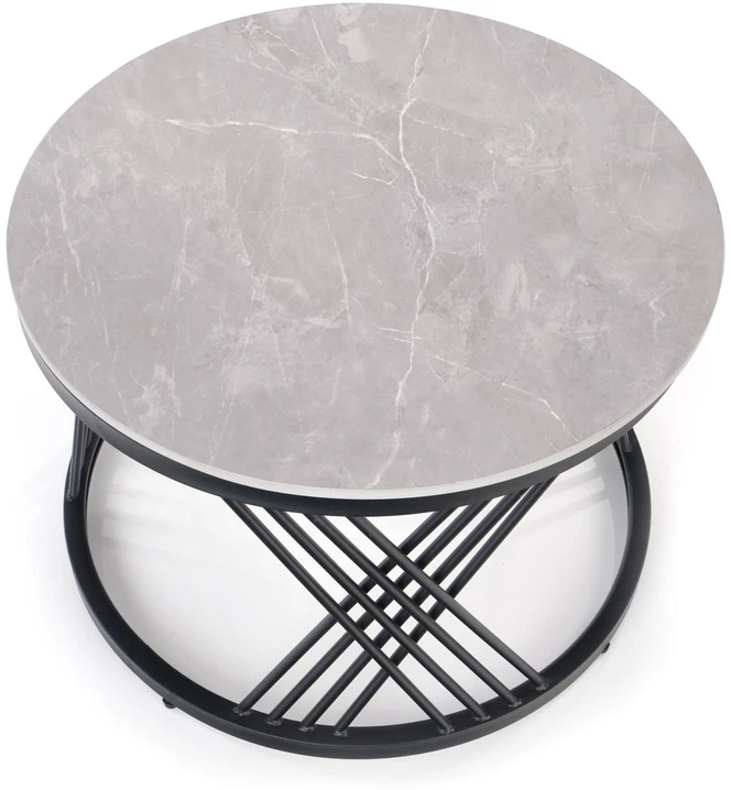 FLAMINGO set of 2 coffee tables, pilkas marble