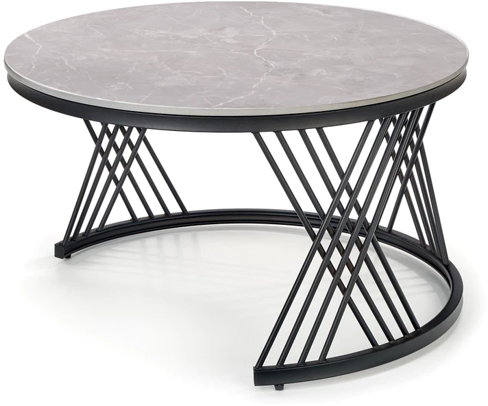 FLAMINGO set of 2 coffee tables, pilkas marble
