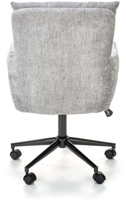 FLORES swivel armchair, light pilkas