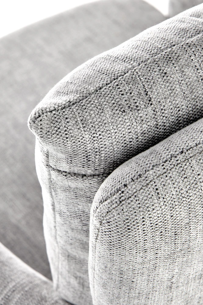 FLORES swivel armchair, light pilkas