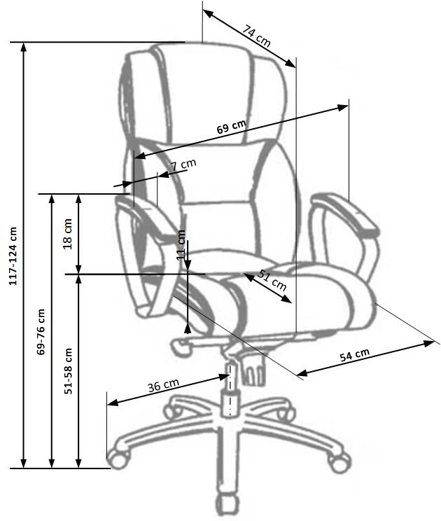 FOSTER chair color: light ruda