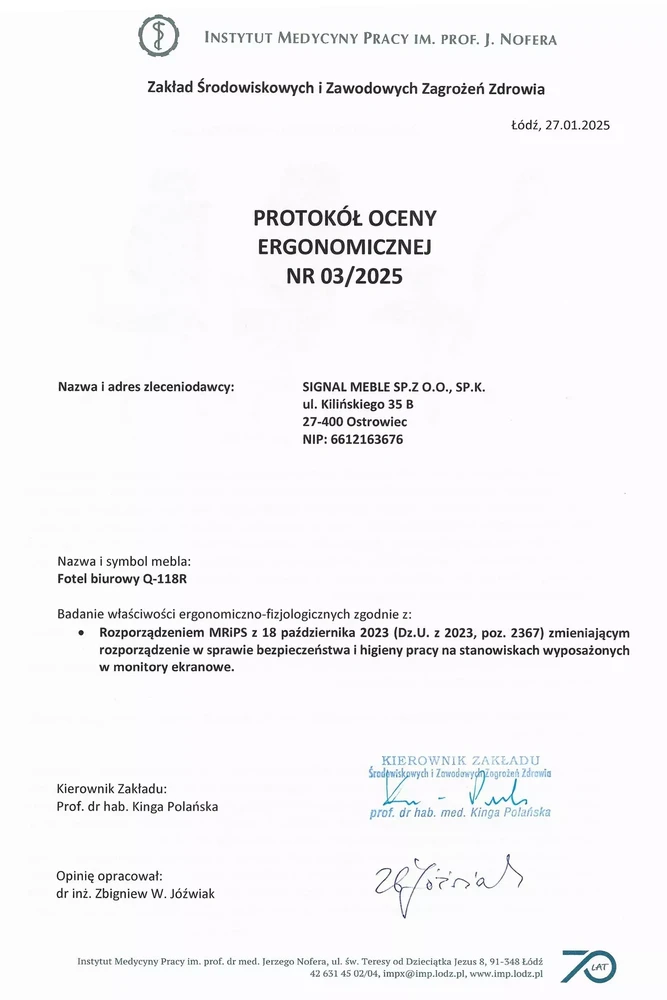 Signal Meble Biuro kėdė Q-118R, pilka