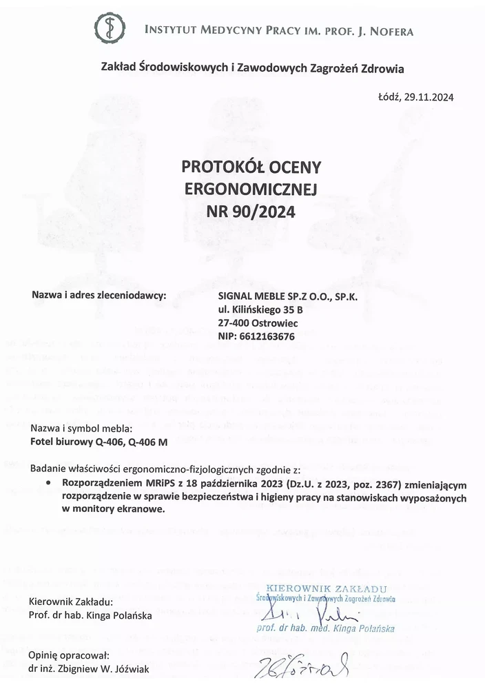 Signal Meble Biuro kėdė Q-406 M, juoda