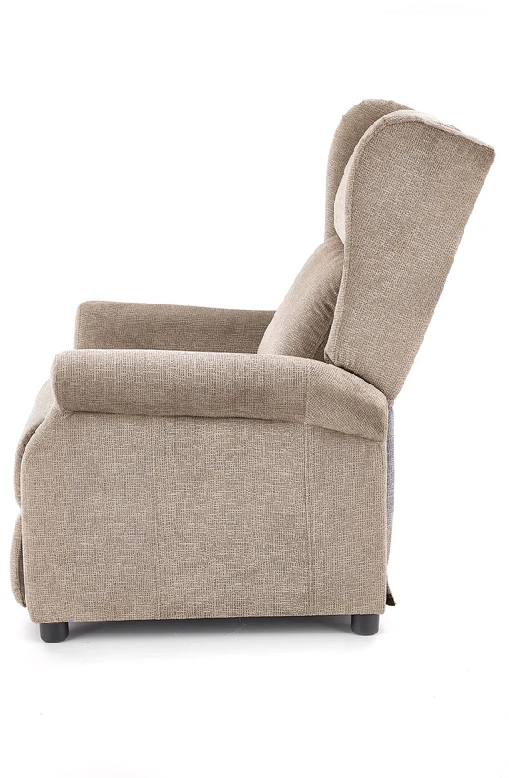 Fotelis AGUSTIN M recliner with massage function, color: beige