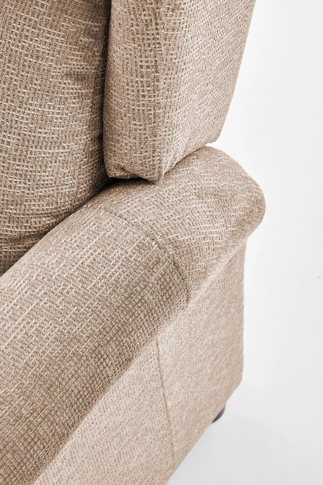Fotelis AGUSTIN M recliner with massage function, color: beige