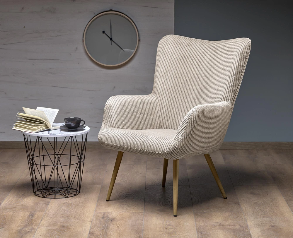 Fotelis AMARO leisure chair, cream