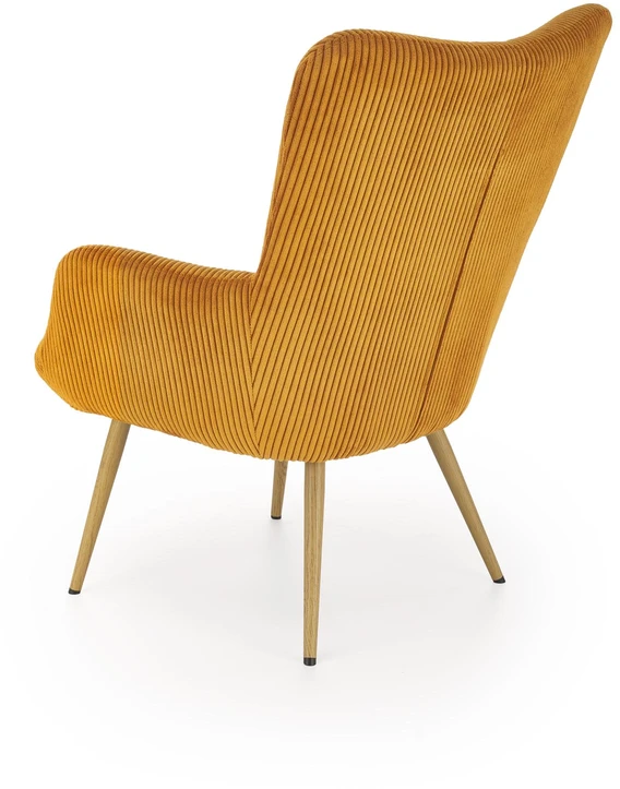 Fotelis AMARO leisure chair, mustard
