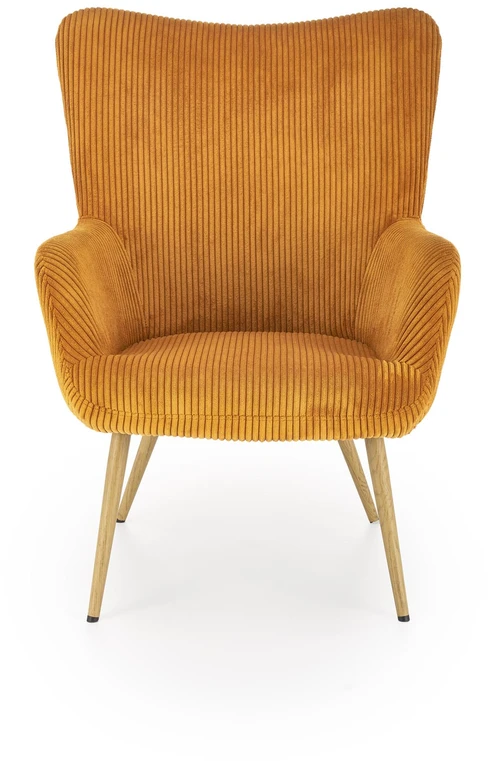 Fotelis AMARO leisure chair, mustard