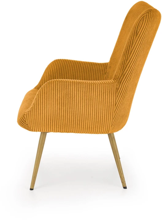 Fotelis AMARO leisure chair, mustard
