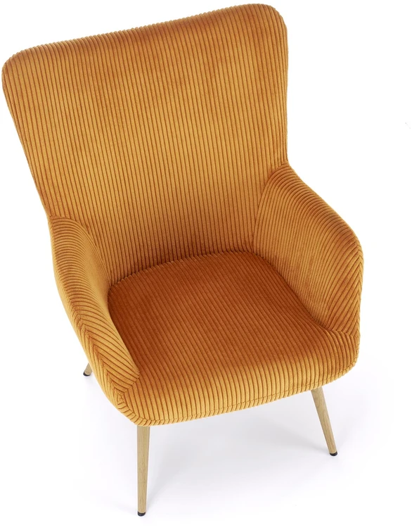 Fotelis AMARO leisure chair, mustard