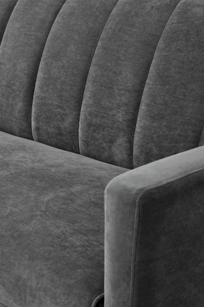 Fotelis ARMANDO sofa color: pilkas