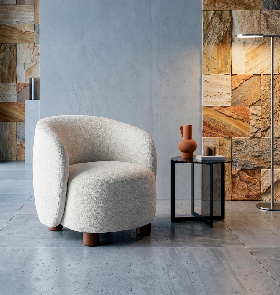 Fotelis BAKER leisure chair, cream