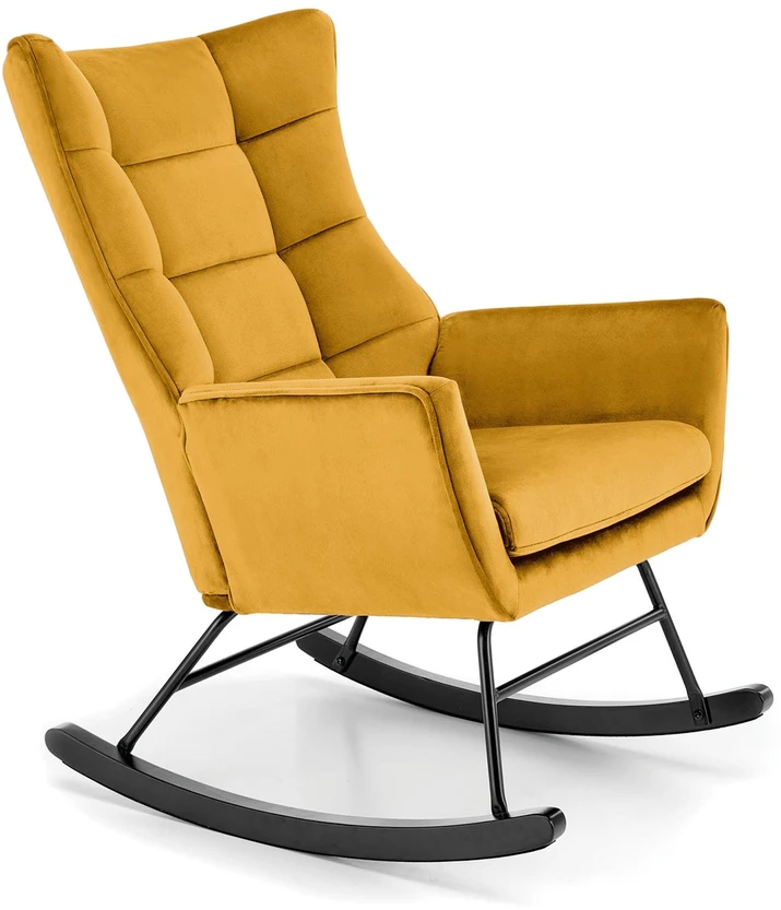 Fotelis BAZALTO char mustard