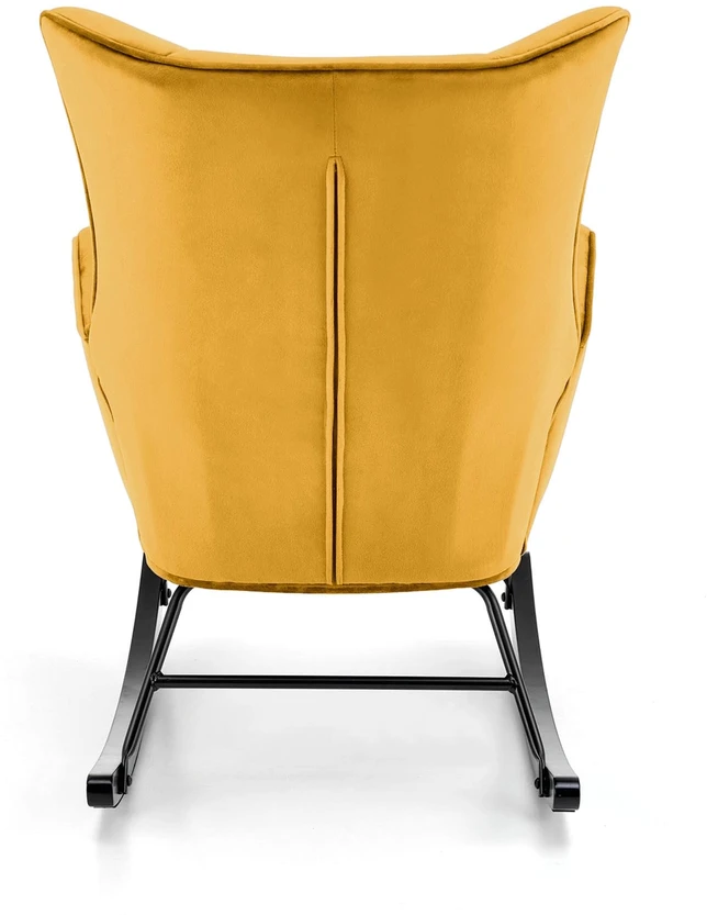 Fotelis BAZALTO char mustard