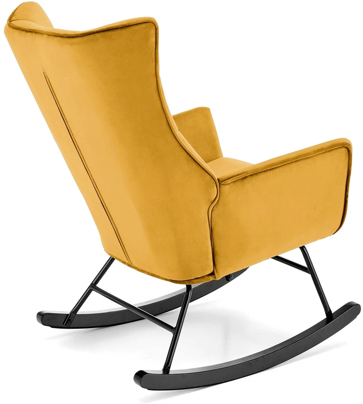 Fotelis BAZALTO char mustard
