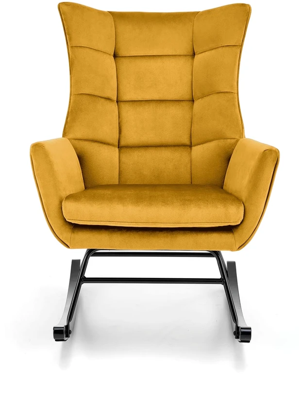 Fotelis BAZALTO char mustard
