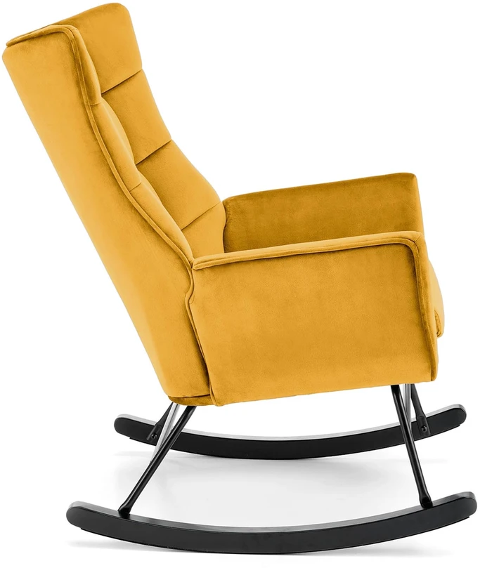 Fotelis BAZALTO char mustard