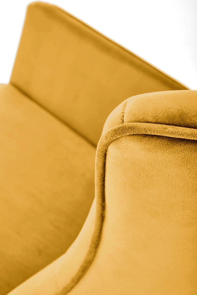 Fotelis BAZALTO char mustard