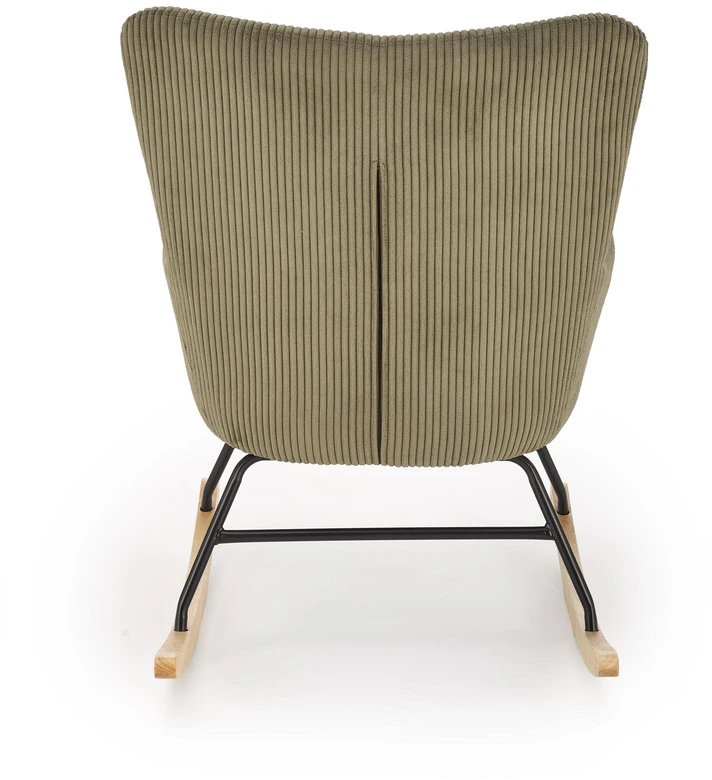 Fotelis BELMIRO rocking chair, olive