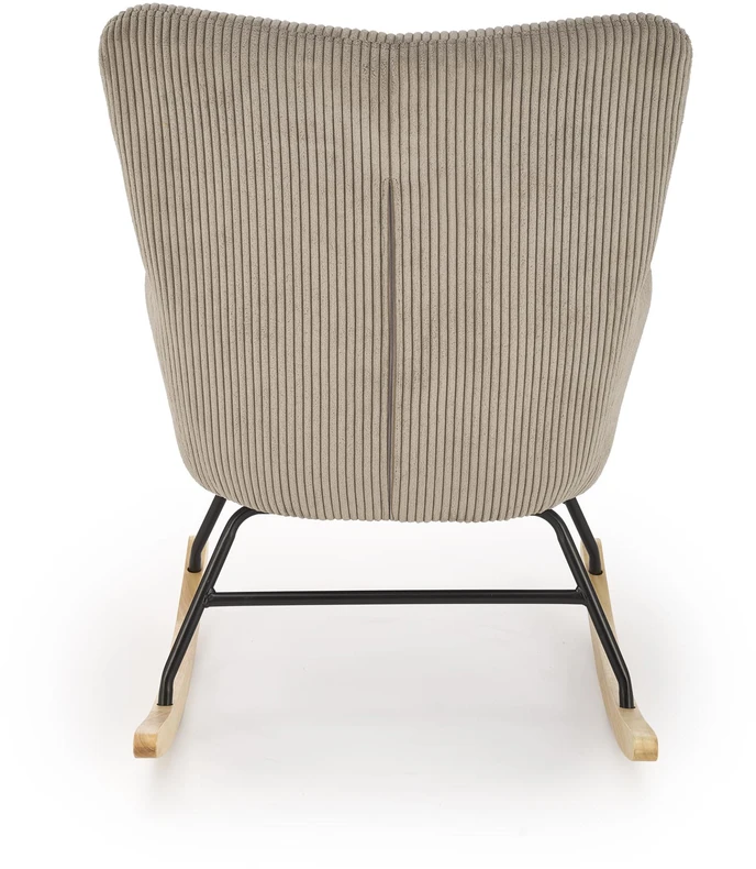 Fotelis BELMIRO rocking chair, pilkas