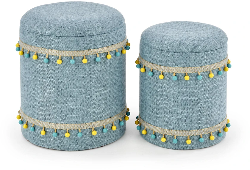 Fotelis Blue GRADO set of two color: light mėlynas